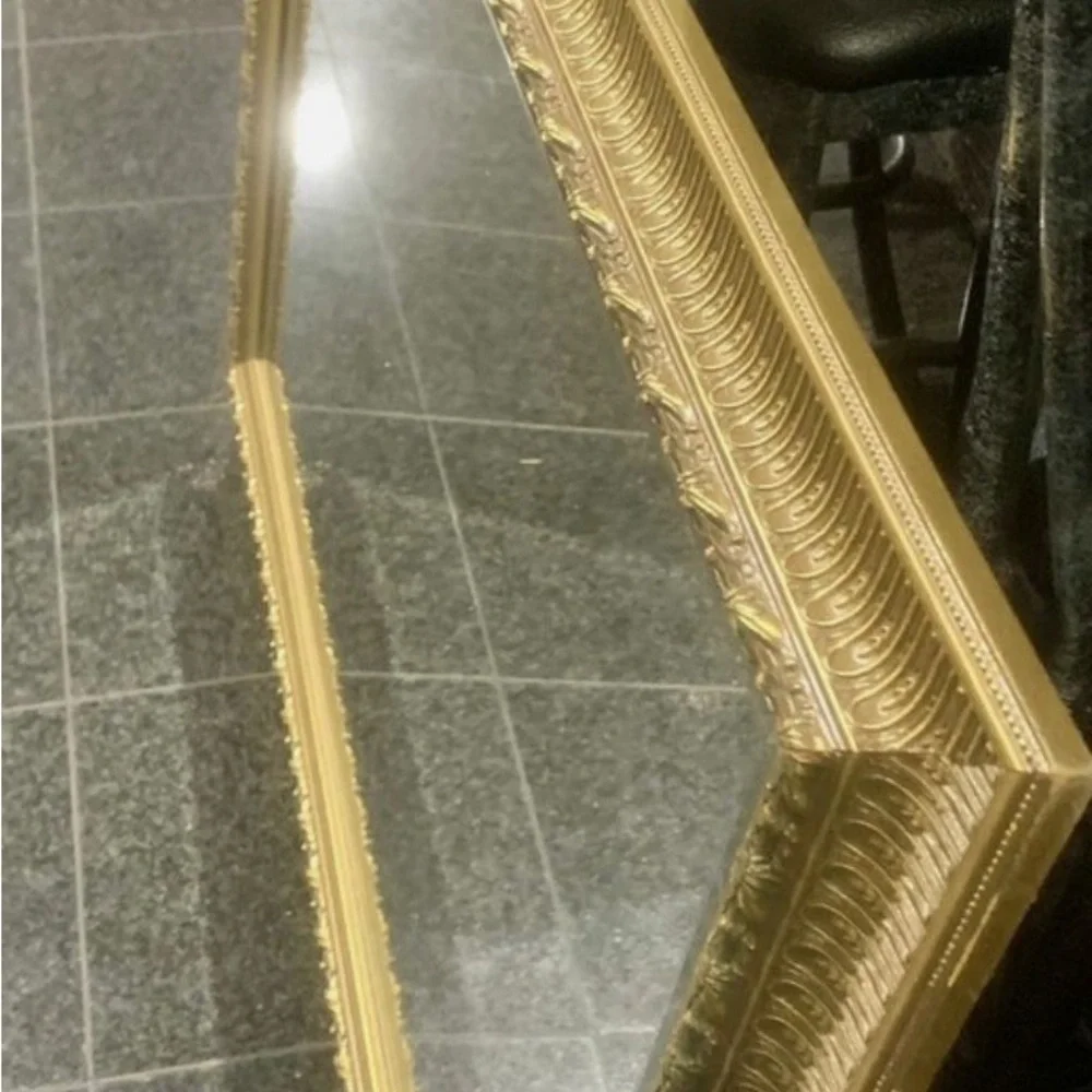 Elegant Gold Ornate Wall Mirror by